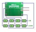Tarjeta de protección con balanceador para 4 celdas 40A