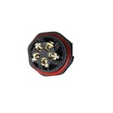 Conector unión 2 canales de 5 líneas impermeable IP68 para cable encauchetado