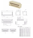 Conector 1.25 para impreso vertical de 3P