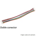 Cable JST-GH1.25 doble conector de 10 pines