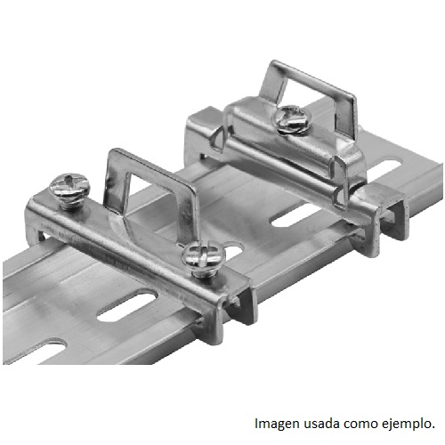 Clip de fijación doble capa C45 para riel DIN