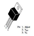 Regulador de voltaje ajustable LM317T