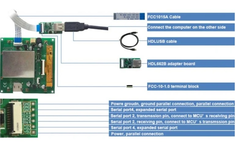 Conector fCC de 10 pines