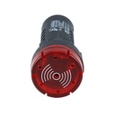 Indicador led rojo con buzzer 24VAC/DC 22mm - EBCHQ