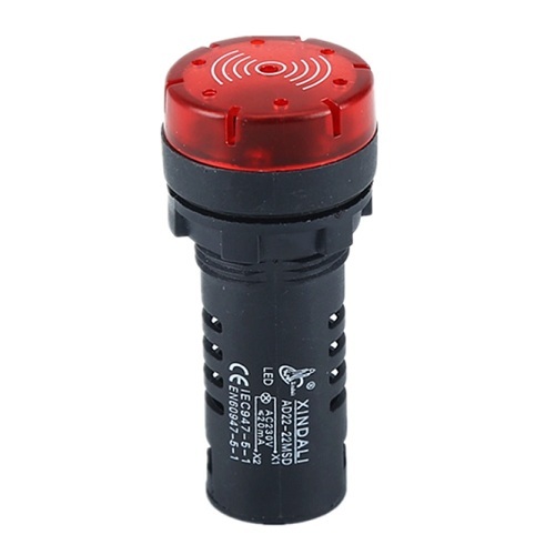 Indicador led rojo con buzzer 24VAC/DC 22mm - EBCHQ