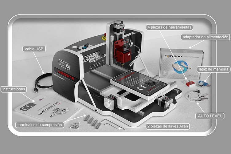 Máquina CNC de tres ejes WEGSTR