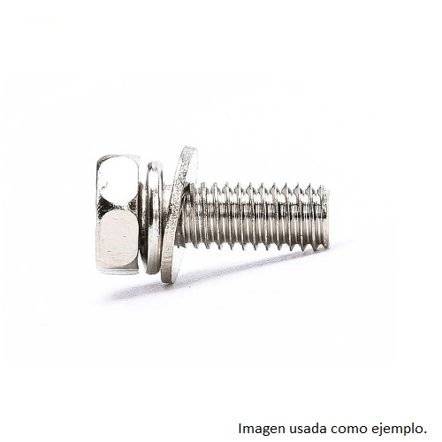 Tornillo cabeza hexagonal con arandela. M3x8mm