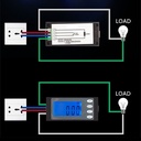 Voltimetro-Amperimetro digital con LCD. 260V, 20A