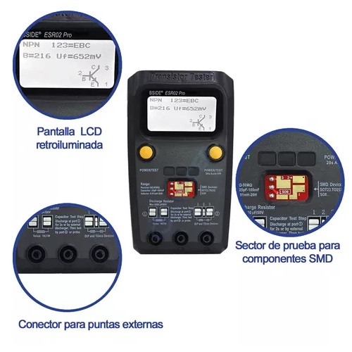 Probador multifunción ESR02.SMD