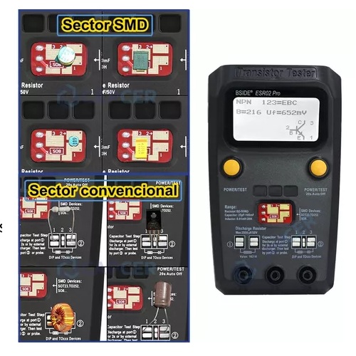 Probador multifunción ESR02.SMD