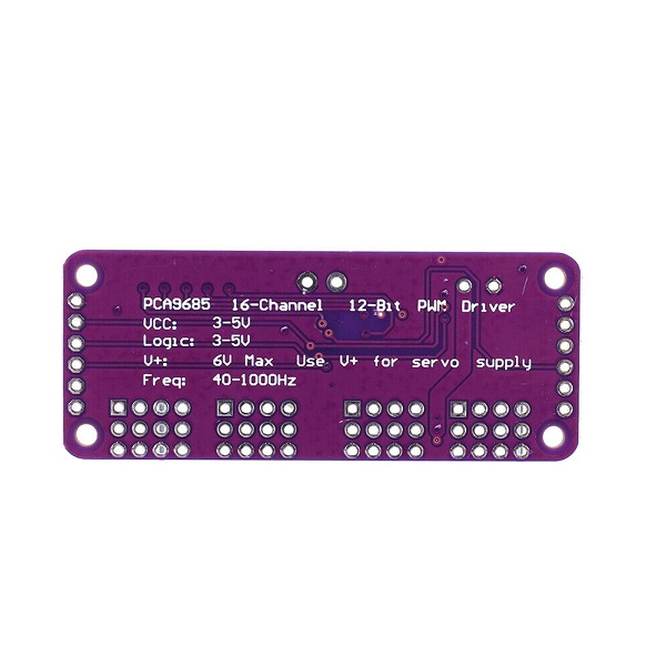 Controlador servo/PWM. 16 canales. Sin ensamblar