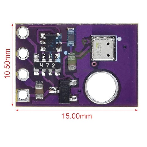 Tarjeta sensor de humedad y temperatura. AHT30