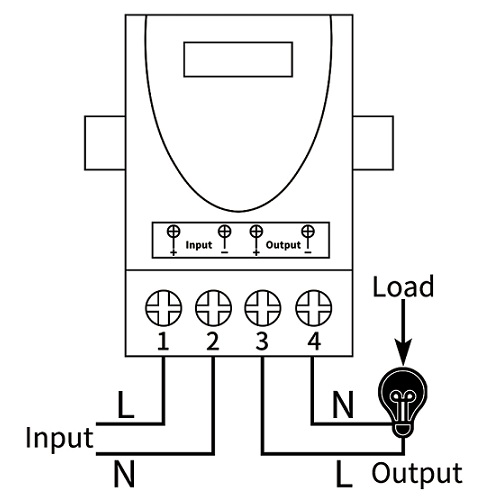 Receptor RF 433MHz. 1 canal. 110V