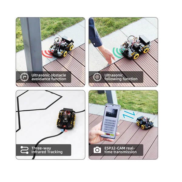 Kit Smart robot car. ESP32 con cámara