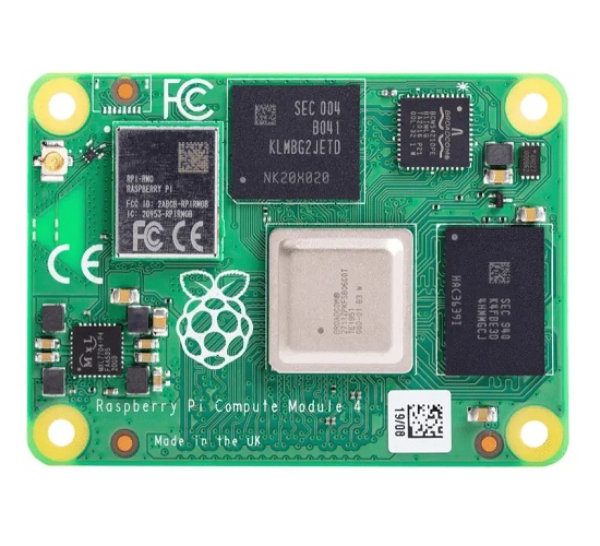 Módulo de cómputo Raspberry Pi 4, opciones para RAM/EMMC/conexión inalámbrica