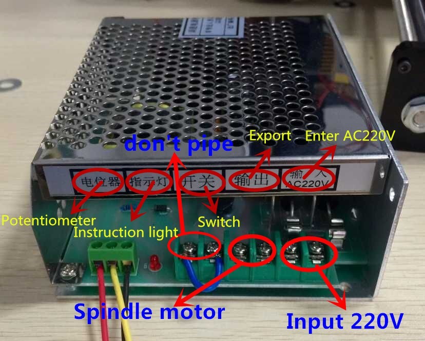 Fuente de voltaje para Motor ER11-500W