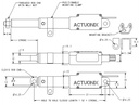 Servo Actuador Lineal L12-I 100mm 12Vdc 42N (9.44Lbf)