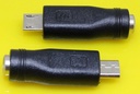 Adaptador plug DC/DC 5.5 x 2.1mm a micro USB