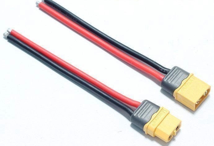 Conector XT60 Aéreo Macho y Hembra con cable