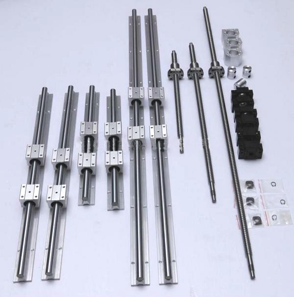 Kit industrial de movimientos de 3 ejes de 16mm para CNC