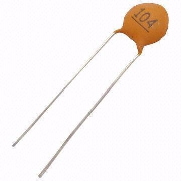 Capacitor Cerámico, 0.1uF, 50V (104)