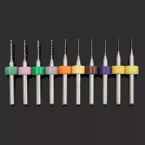 Kit de brocas para impreso 20 unidades, 0.2 a 1.2mm