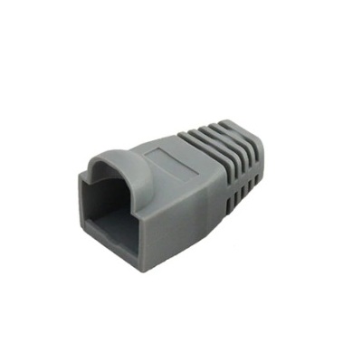 Protector en goma para conector RJ45 gris oscura