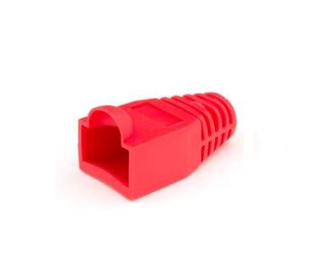 Protector en goma para conector RJ45 roja