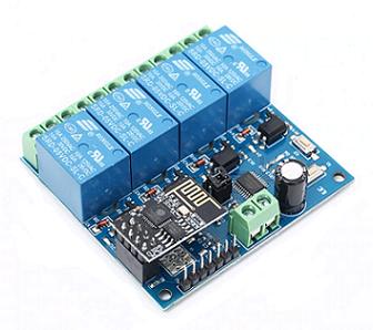 Módulo de 4 relés 12V con ESP8266