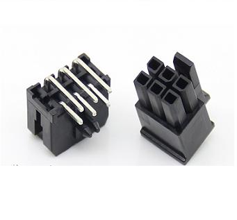 Conector MOLEX MX3.0 6P 2x3 en ángulo