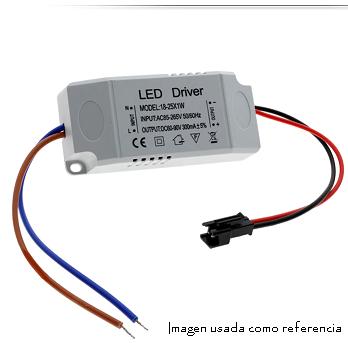 Fuente driver para LEDs de 1W, 4-5 LEDs