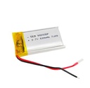 Batería Litio-Polímero 3.7V 600mAh