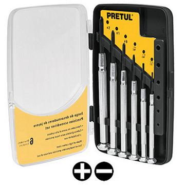 Kit destornillador precisión PRETUL 6pcs