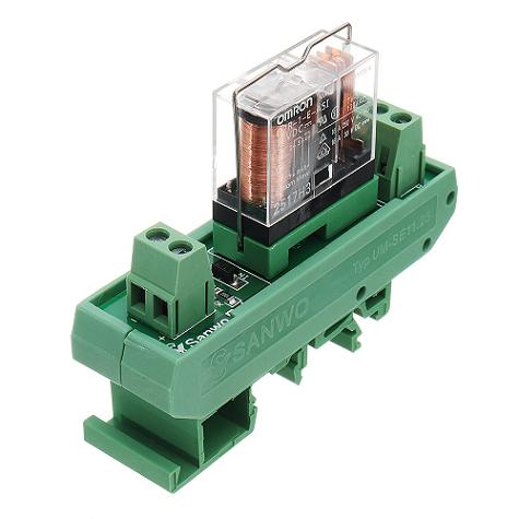 Tarjeta de salida para PLC con rele Omron de 12V 1 canal