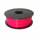 Filamento Rosado fluorescente PLA para impresora 3D, 1.75mm