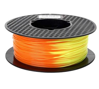 Filamento Amarillo fluorescente PLA para impresora 3D, 1.75mm