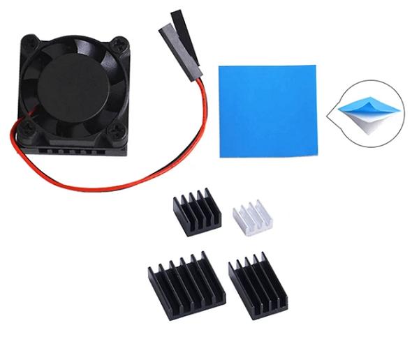 Kit disipadores para Raspberry Pi 4 con ventilador