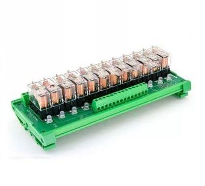 Tarjeta de salida para PLC con rele Omron de 12V 12 canales