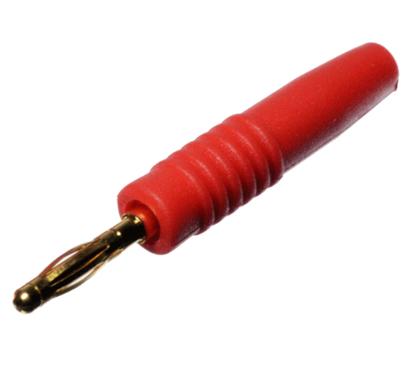 Plug banana de 2mm Rojo