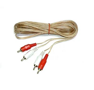 Cable 2x2 RCA transparente 3.6m