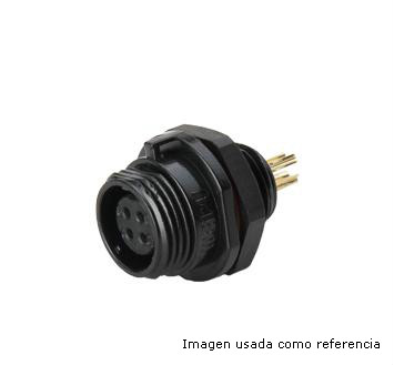 Conector hembra impermeable de 3 pines SP1112/S3