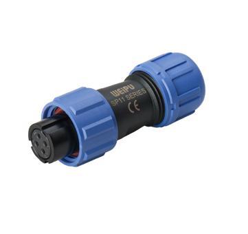 Conector hembra impermeable de 4 pines SP1110/S4