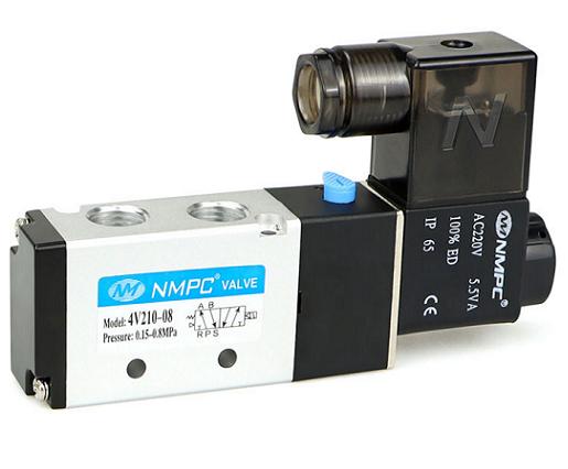 Válvula solenoide neumática 4V210-08 de 12V