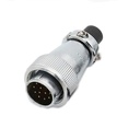 Conector impermeable M20 macho de 12 pines aéreo