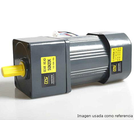 Motorreductor 500rpm 120W de 110VAC con caja reductora 5GN-3K