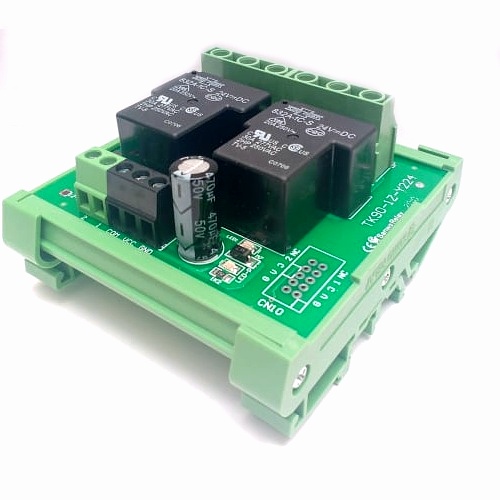 Tarjeta de salida para PLC con relé de 3.3-5V 2 canales Activación en Bajo o Alto