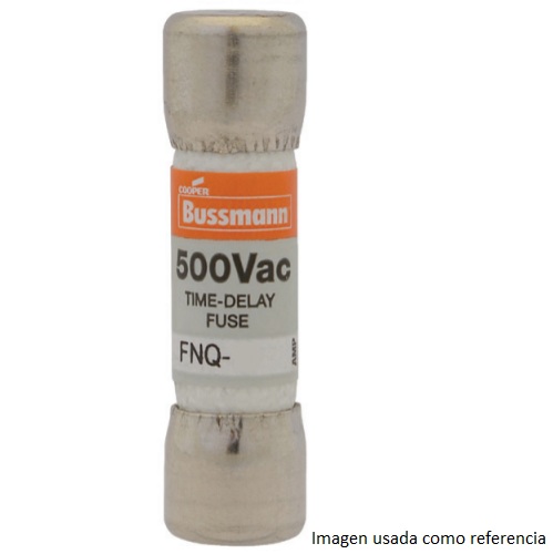 Fusible de retardo Bussman 5A 500VAC, 10x38