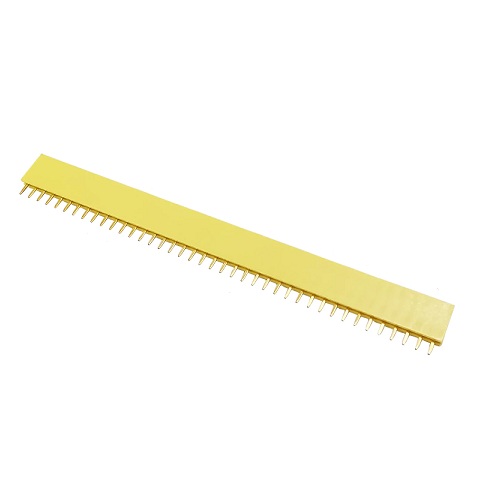 Header hembra 1x40P - 2.54mm Amarillo