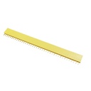 Header hembra 1x40P - 2.54mm Amarillo