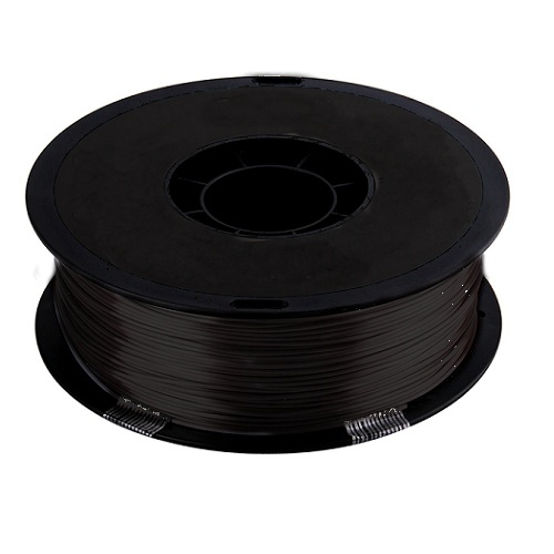 Filamento Negro metalizado PLA para impresora 3D 1.75mm